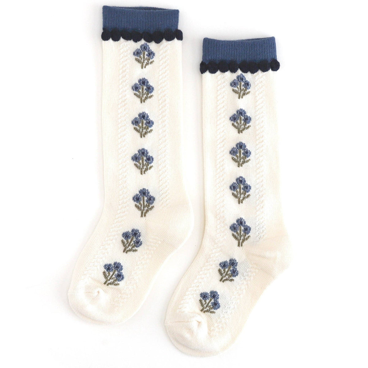 Posie Knee Socks - Bluejay: 1.5-3 YEARS