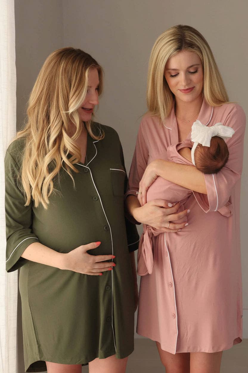 - Labor & Delivery Nightgown | Olive: