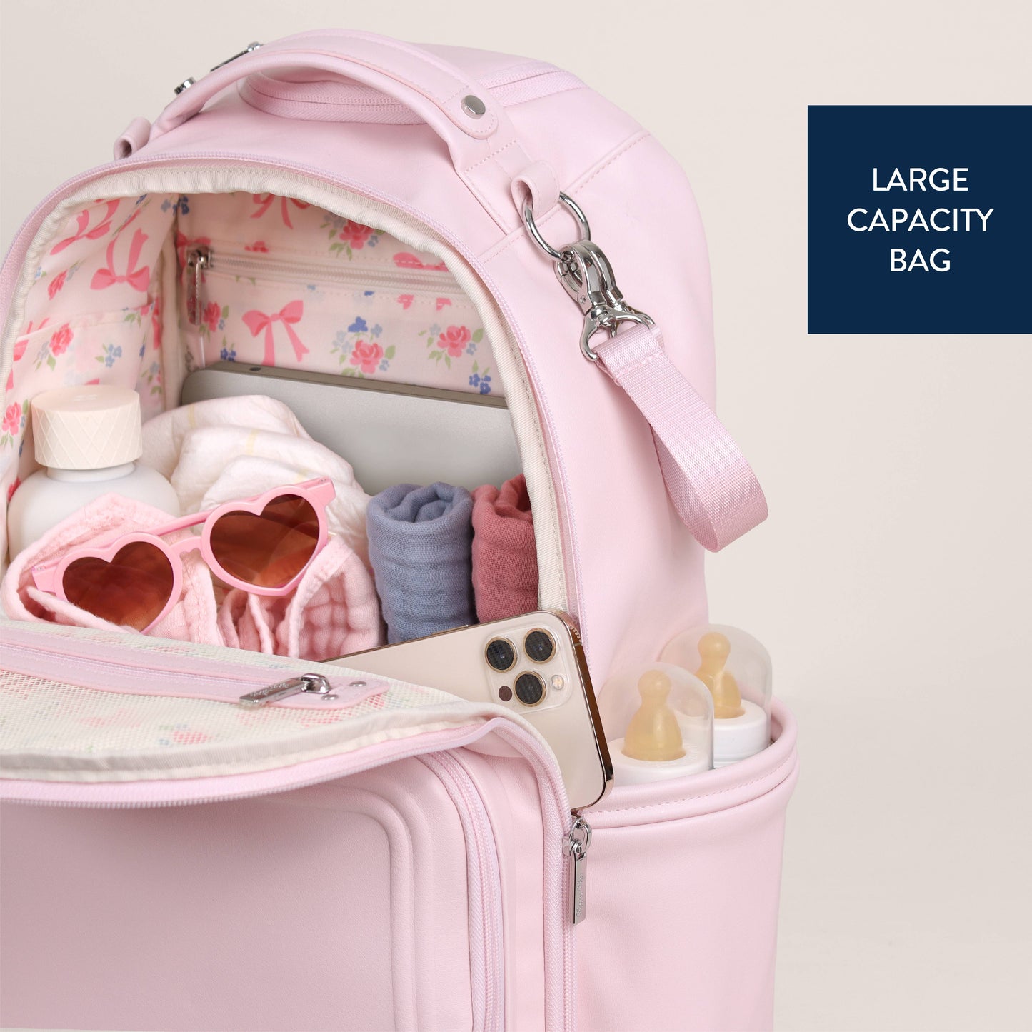 Ribbons & Roses Boss Plus™ Backpack Diaper Bag