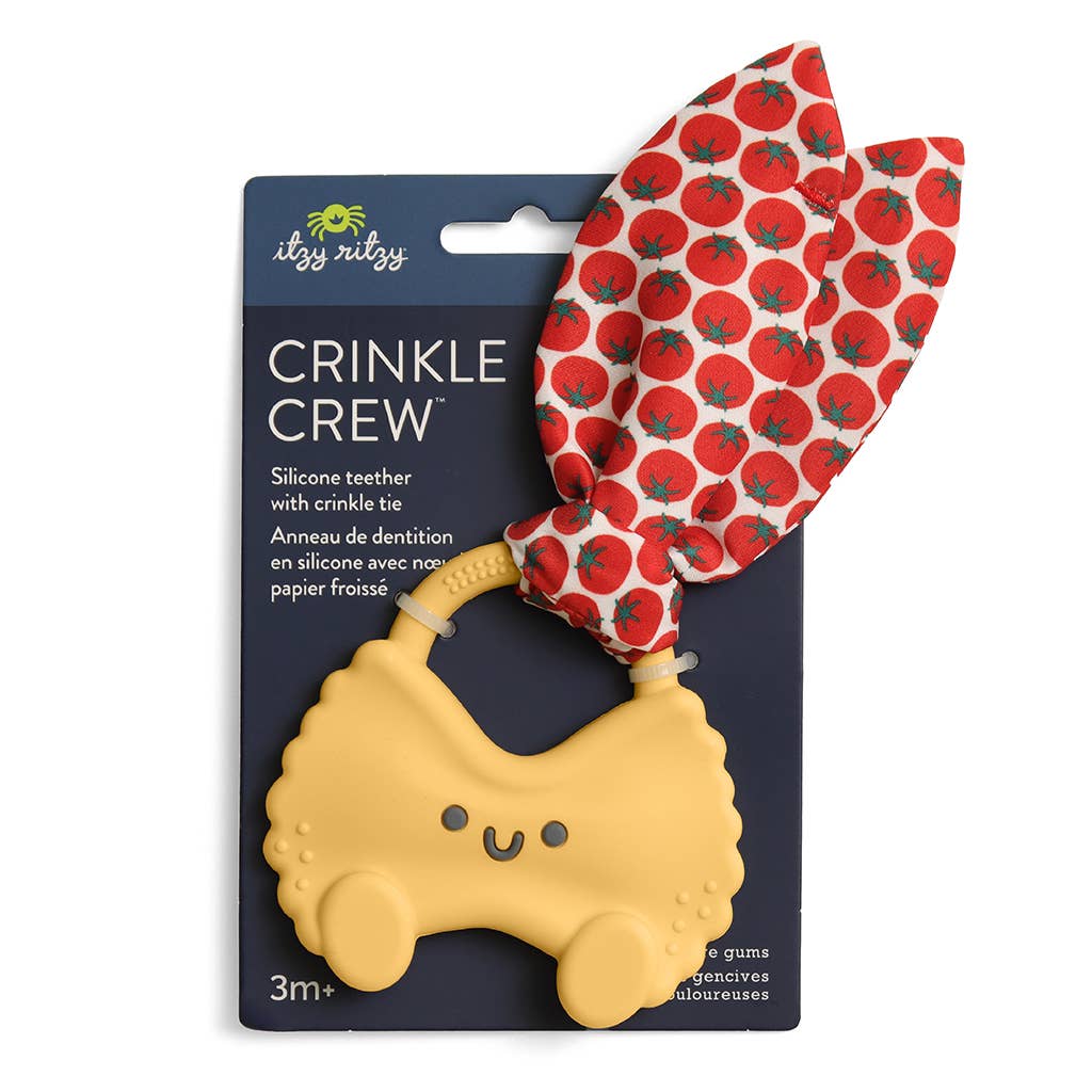 Crinkle Crew Pink Bow
