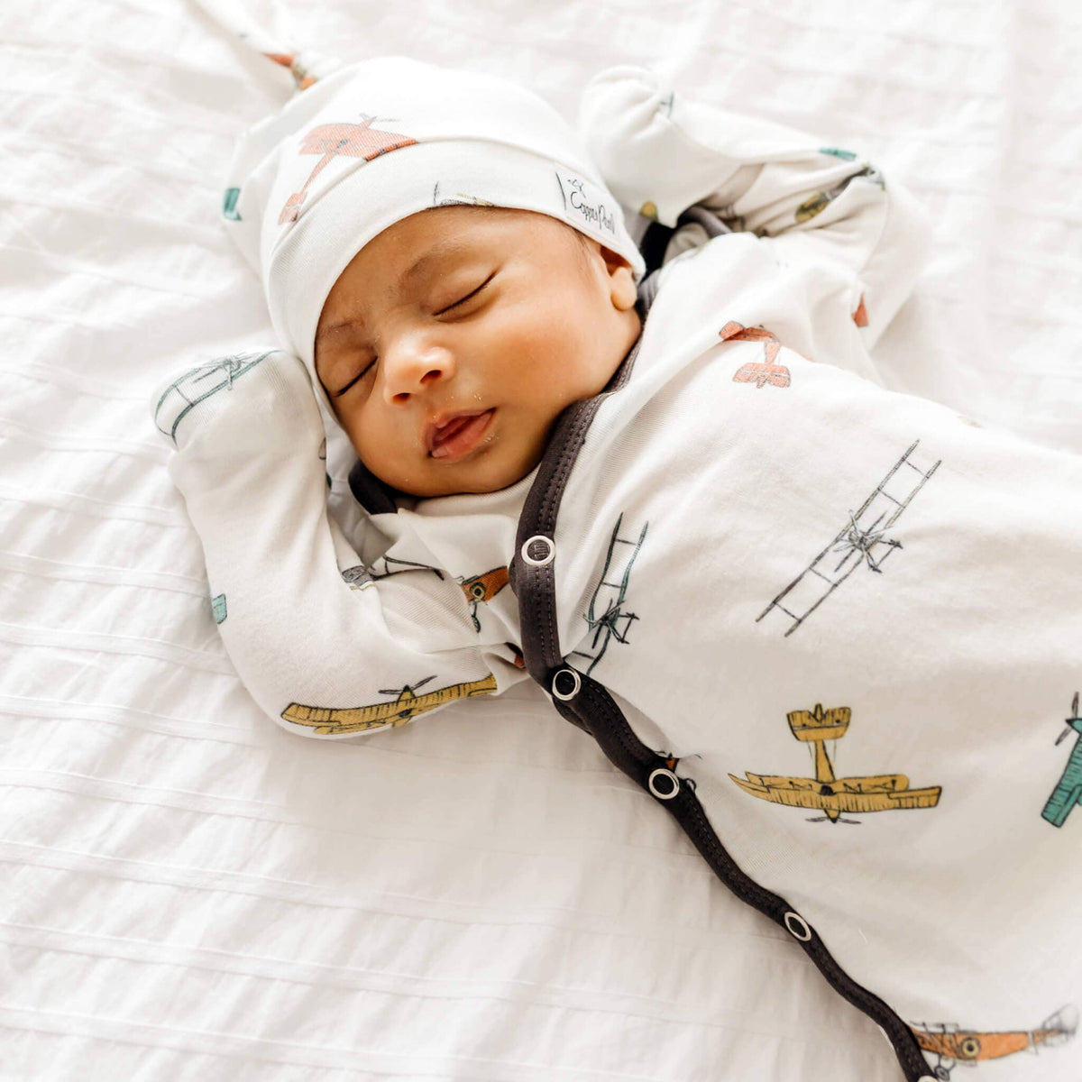Copper Pearl - Newborn Knotted Gown - Ace