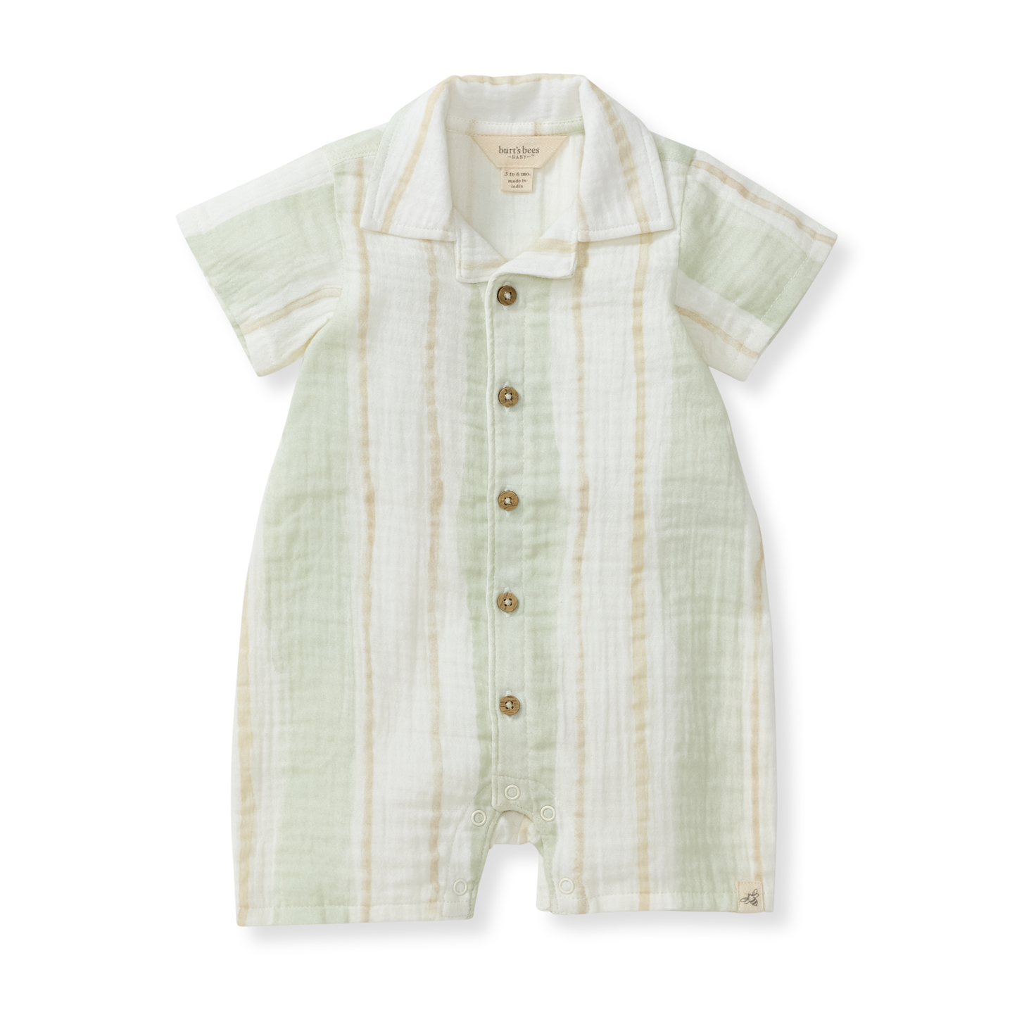 Pacific Stripe Baby Boy Romper