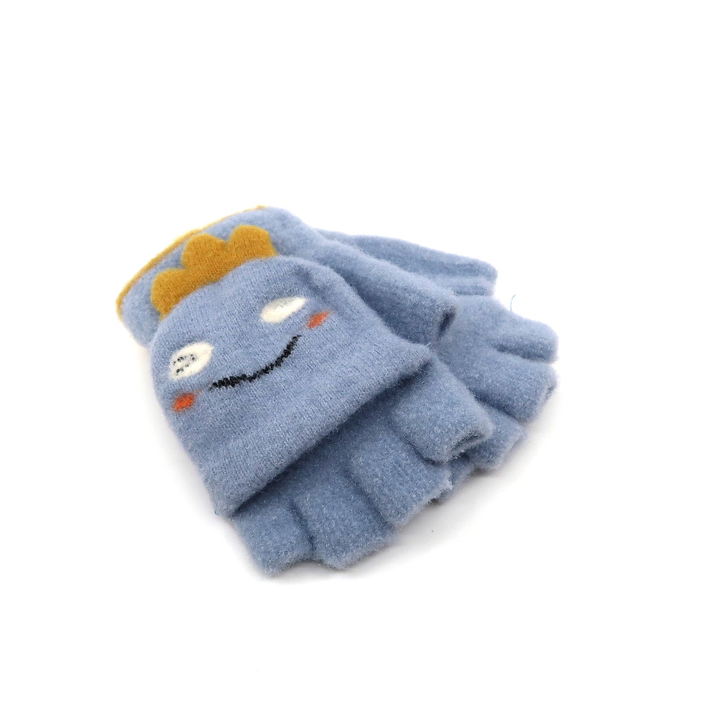 Kids Dino Knitted Gloves