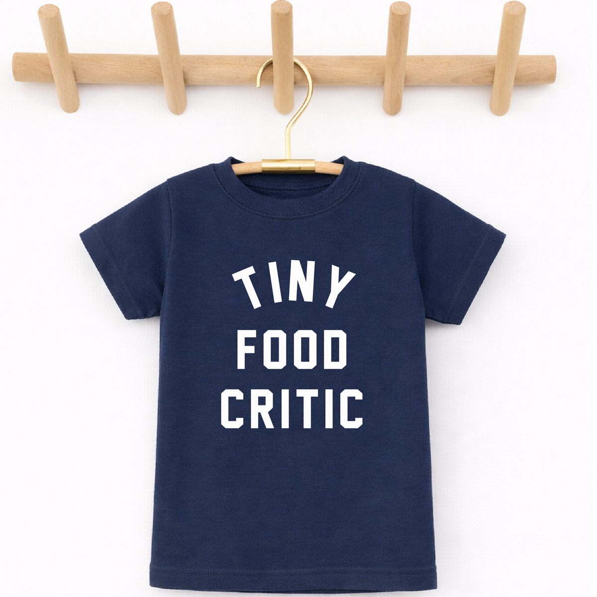 Tiny Food Critic Funny Toddler Shirt
