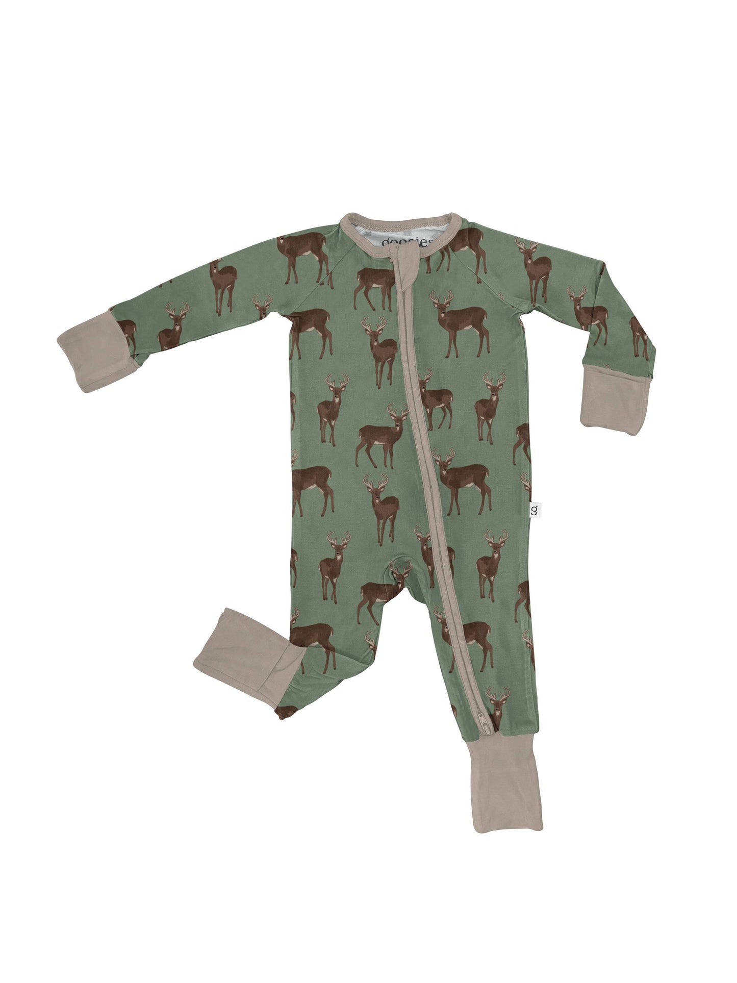 Deer Zip PJs