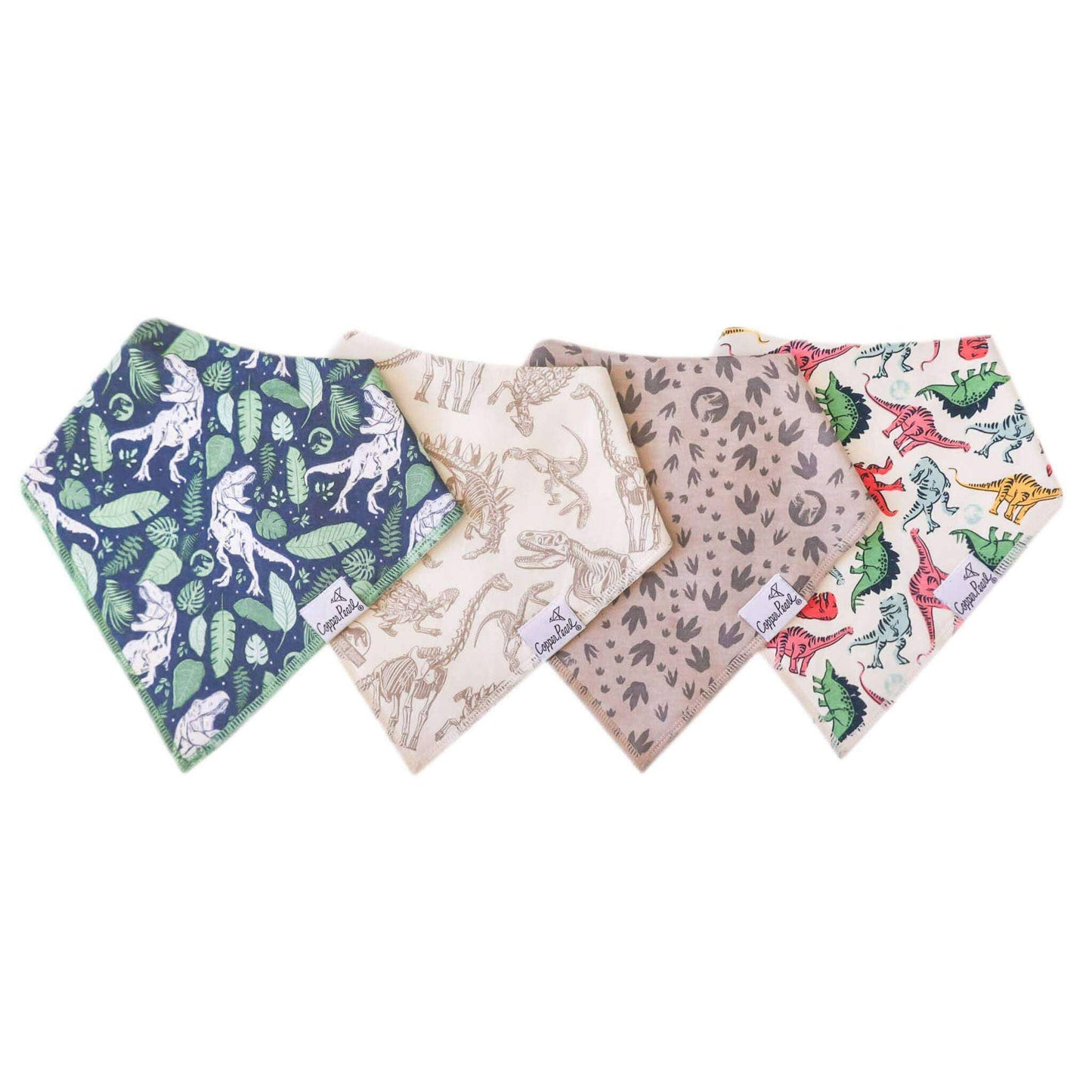 4 Pack Baby Bandana Bibs - Jurassic Park