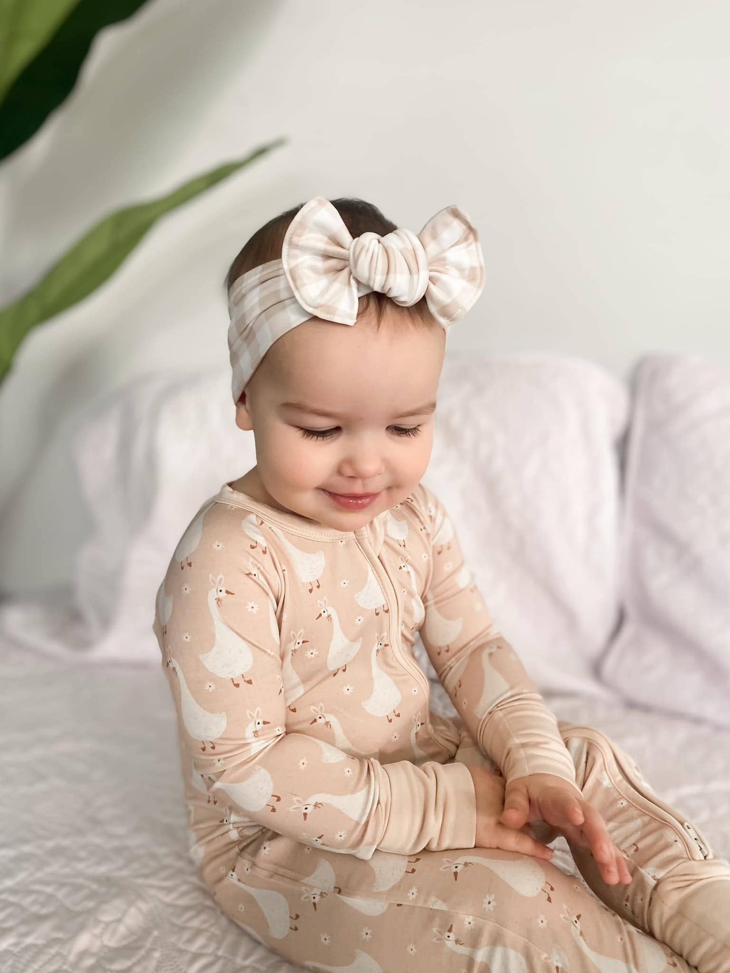 Silly Goose on the Loose Bamboo Zippy Romper: