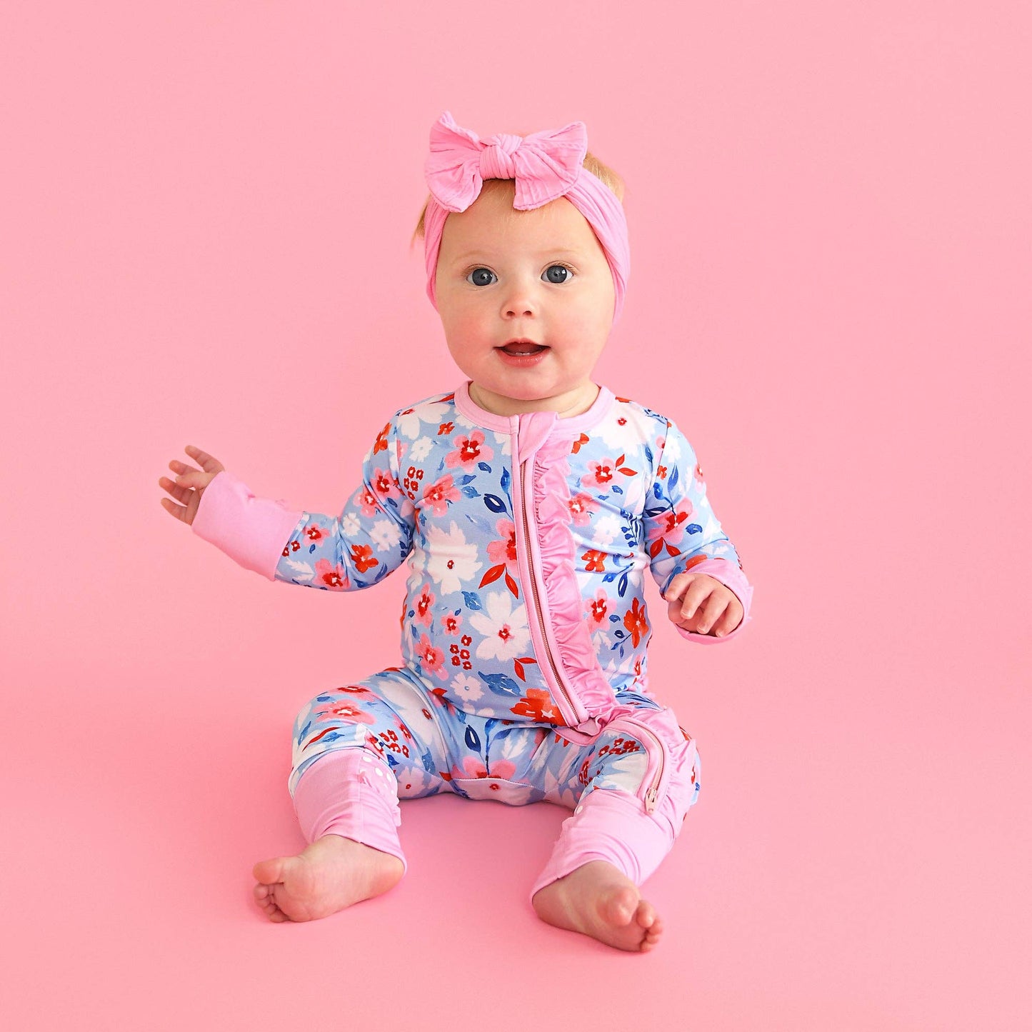 Betsy Ruffle Zip Sleeper