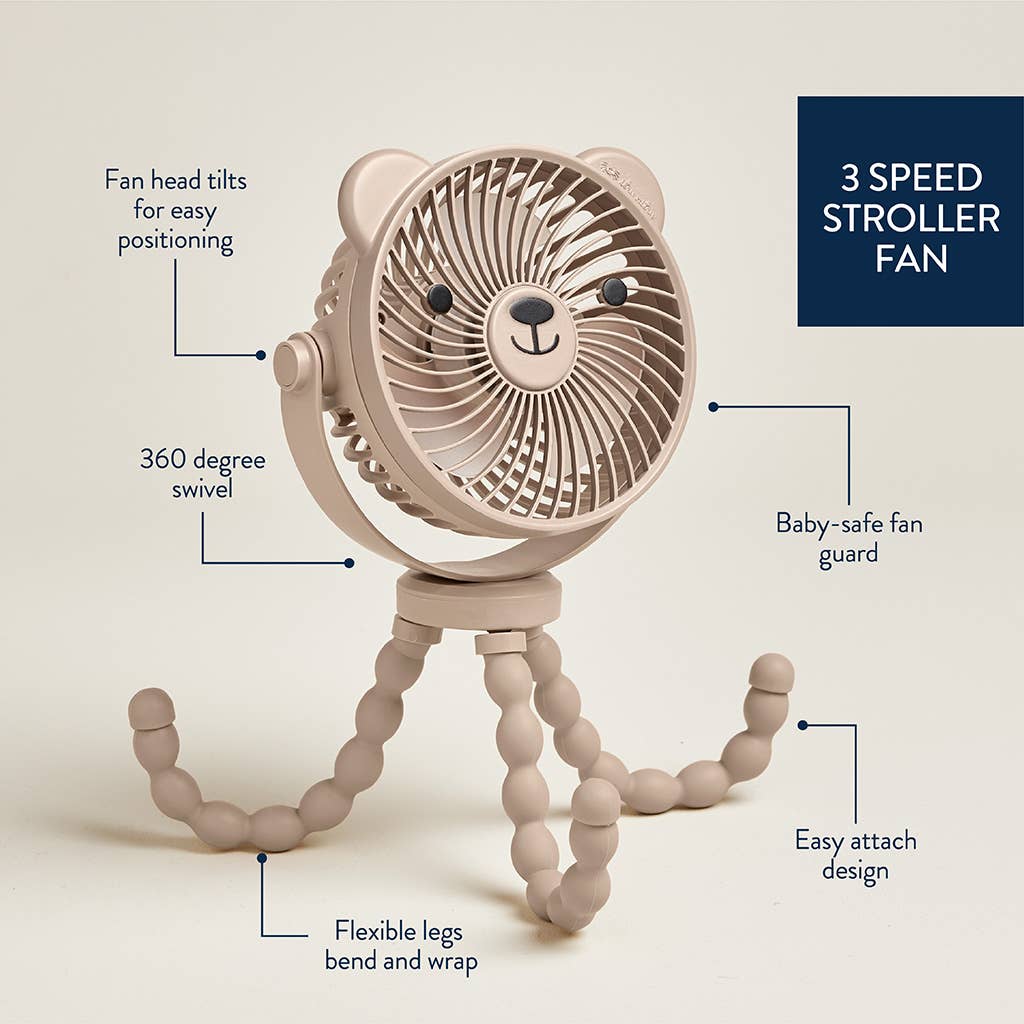 3-Speed Stroller Fan™: Pink