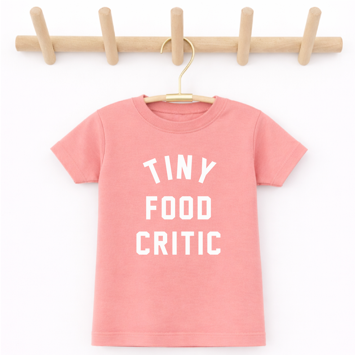 Tiny Food Critic Funny Toddler Shirt