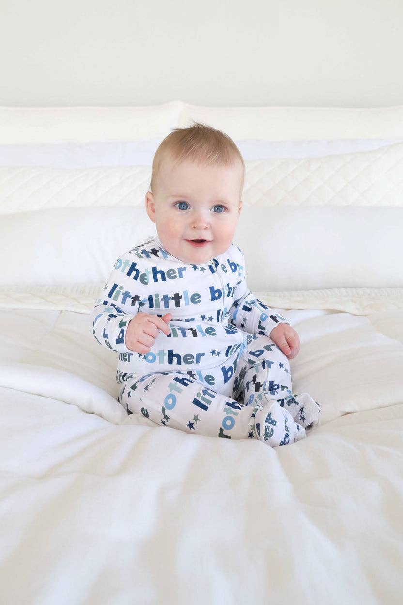 Little Brother Zipper Footie
