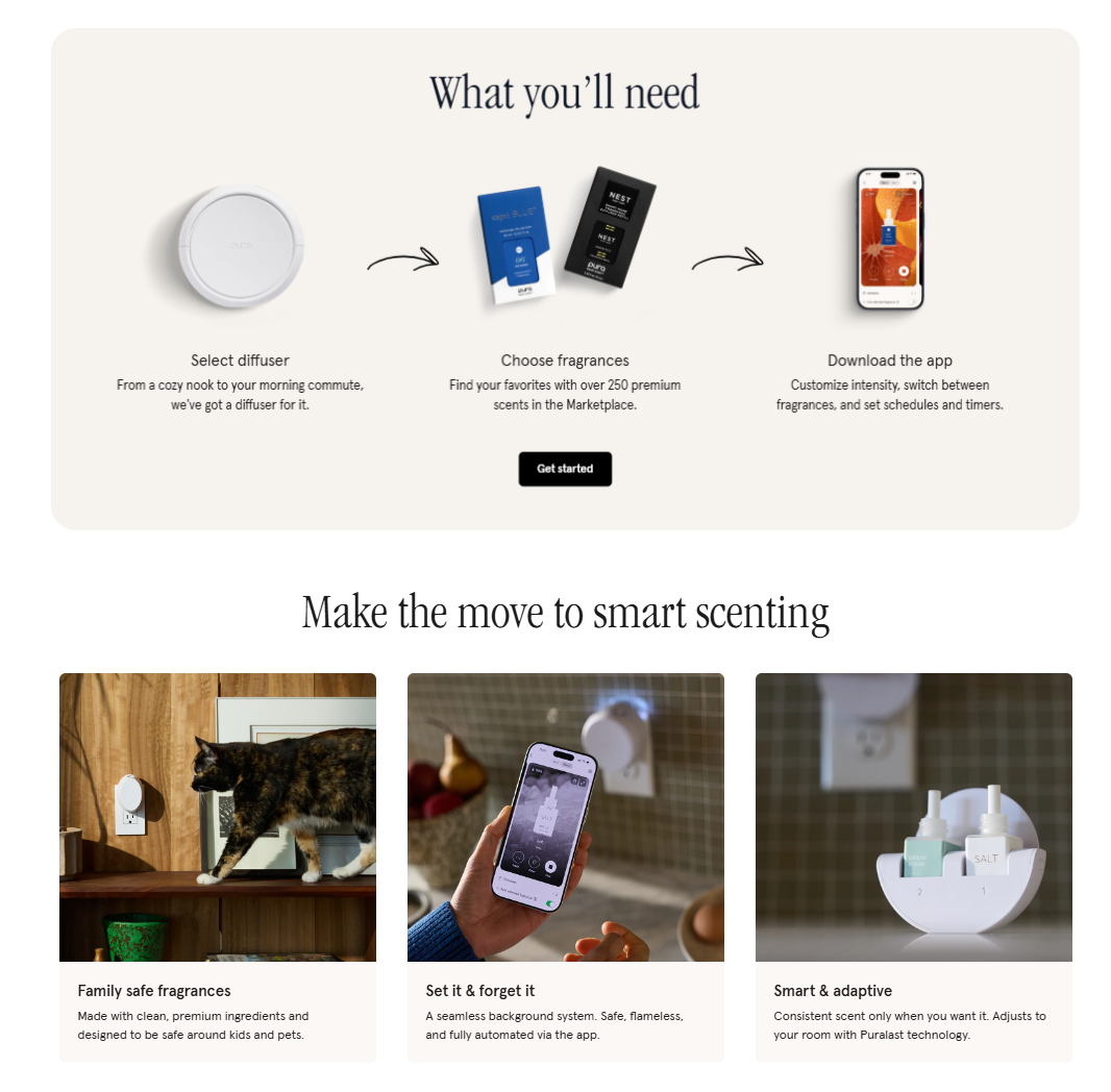 Pura Home™ Smart Home Fragrance Diffuser