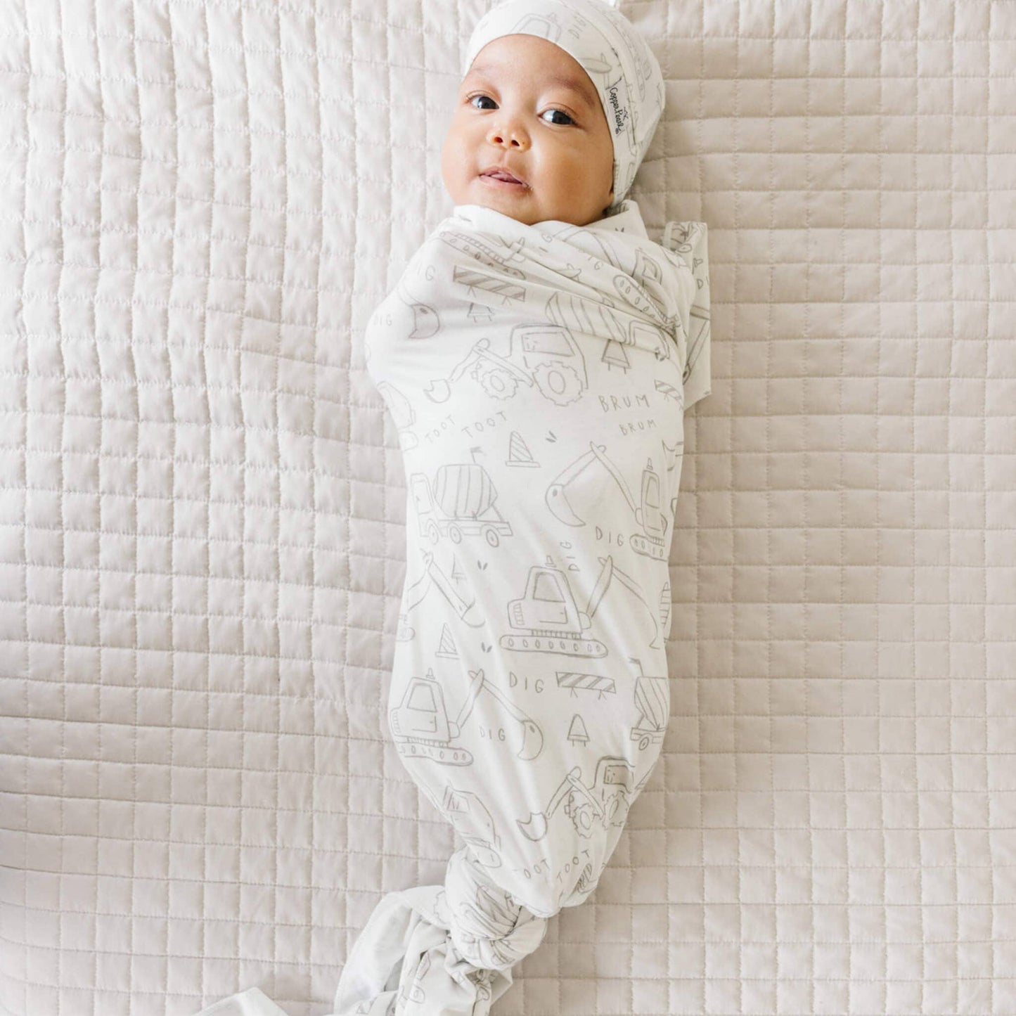 Copper Pearl - Knit Swaddle Blanket - Gage