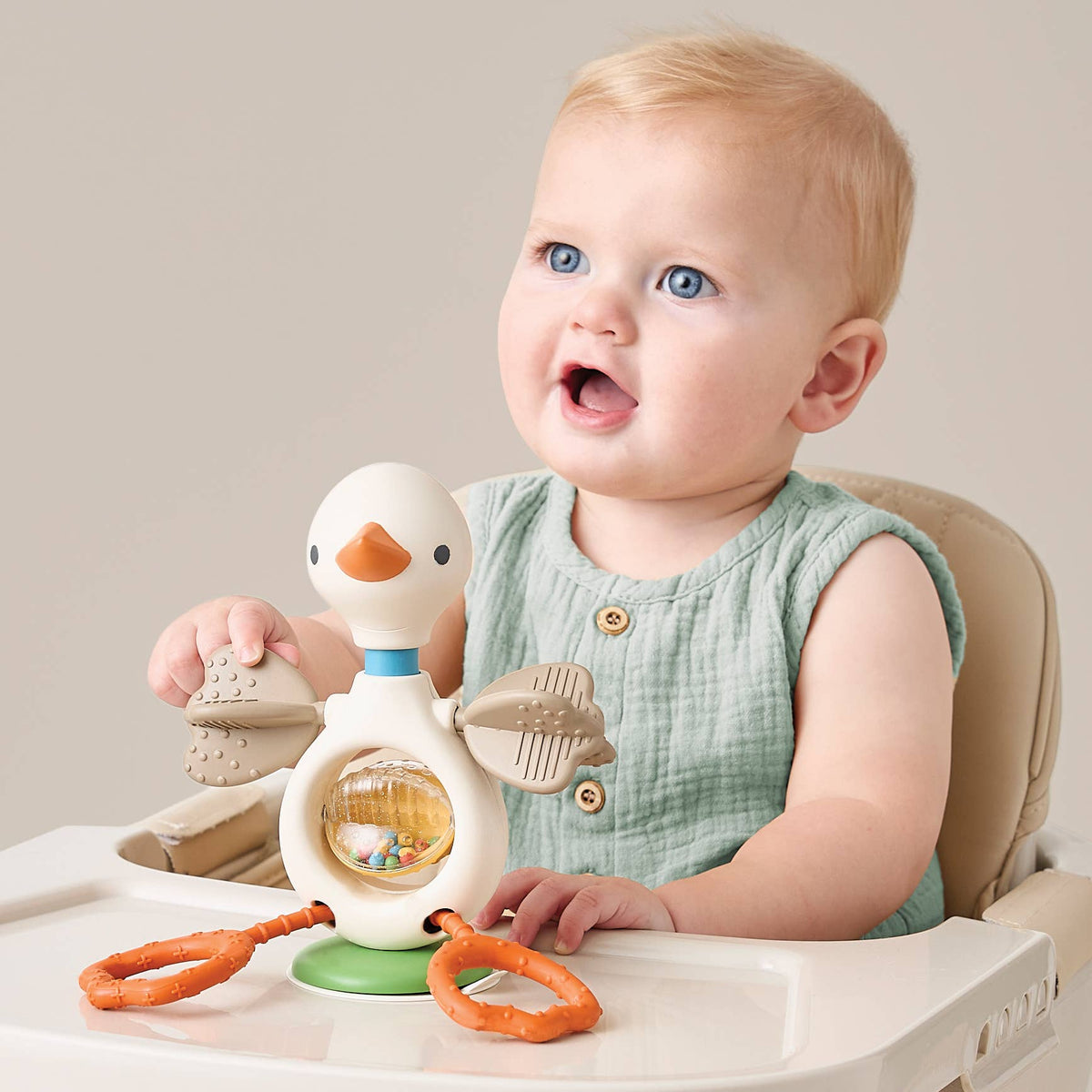 High Chair Sensory Toy Goose