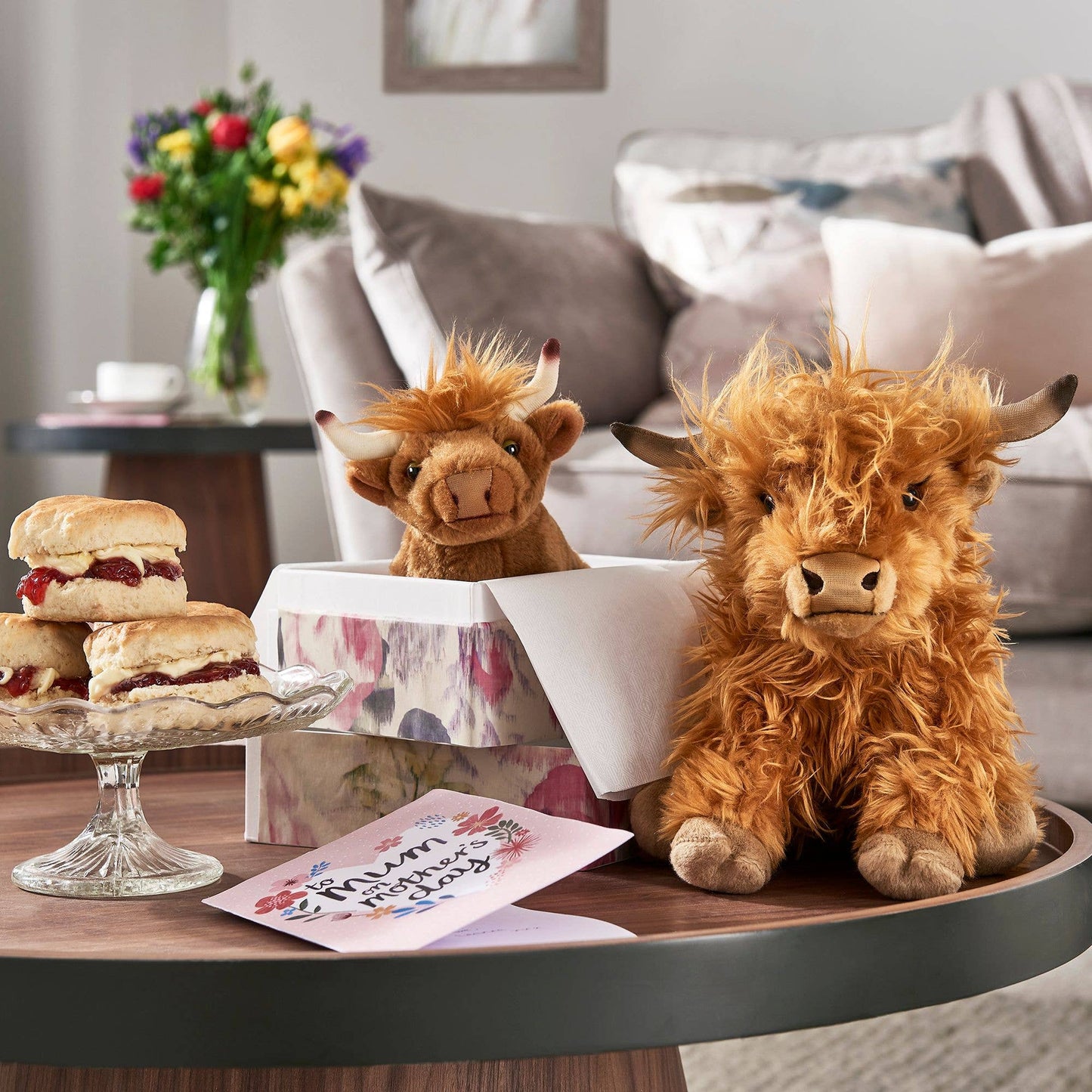 Highland Cow Large Plush Stuffed Animal