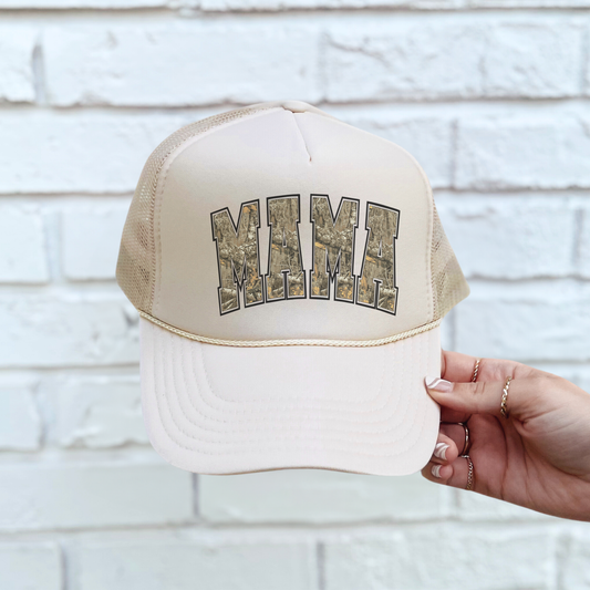 Camo Trucker Hat: Mama