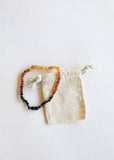 Raw Ombre Amber 12” Necklace