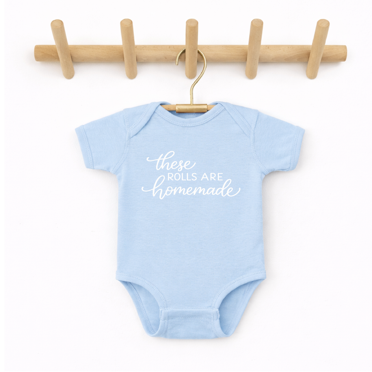 These Rolls Are Homemade Funny Baby Bodysuit