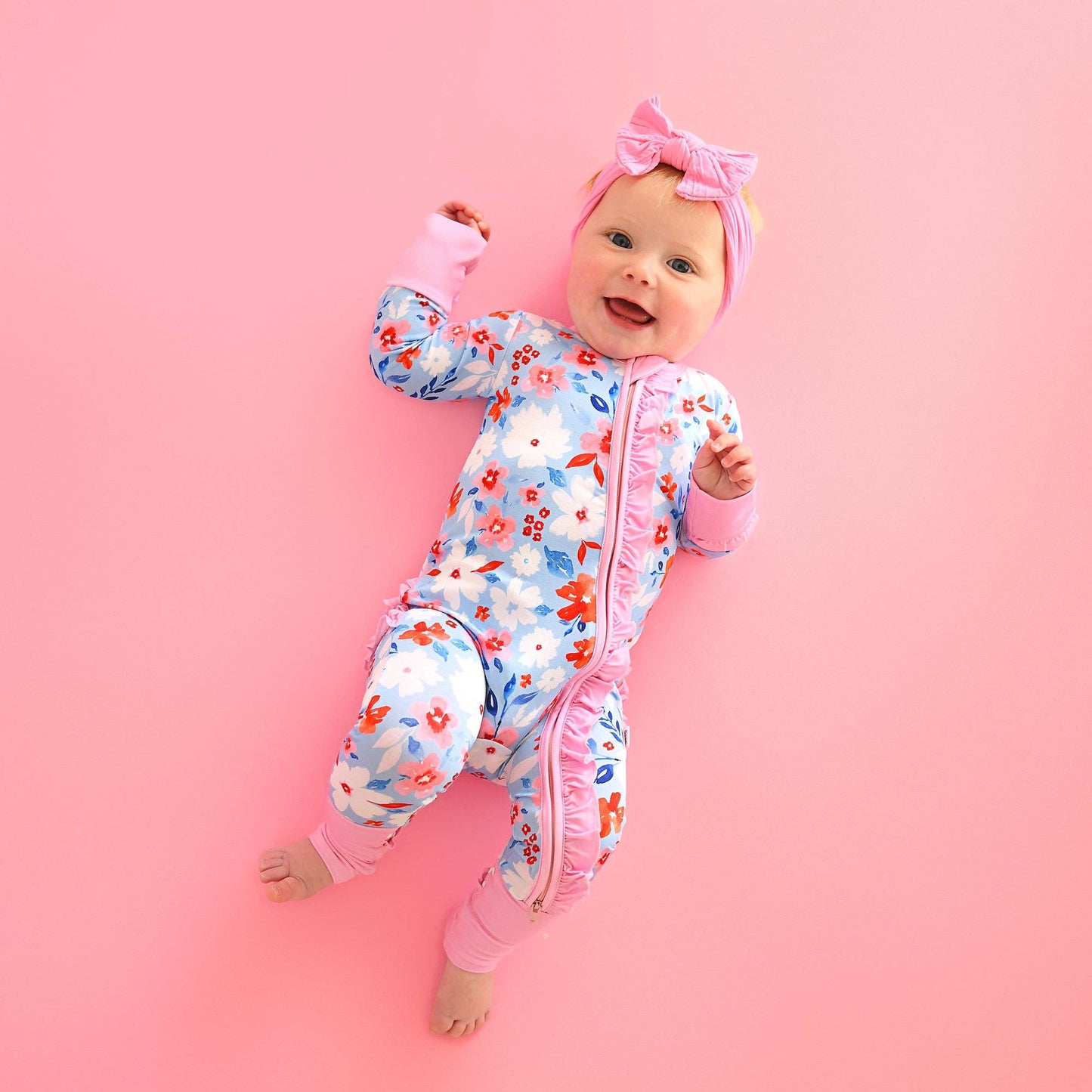Betsy Ruffle Zip Sleeper