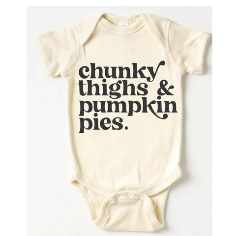 Chunky Thighs + Pumpkin Pies Bodysuit
