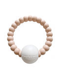 Teether Toy Rattle - Blush