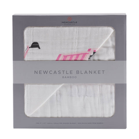 Newcastle Classics - Pink Digger and White Newcastle Blanket