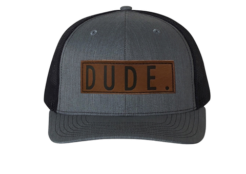 Dude Flat Bill Trucker Hat