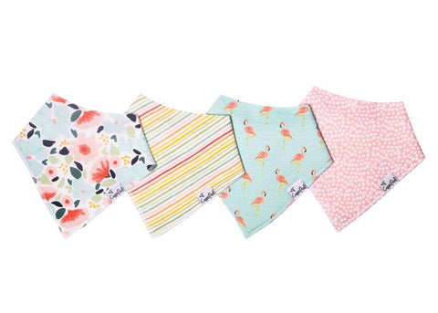 Leilani Baby Bandana Bib Set (4-pack)