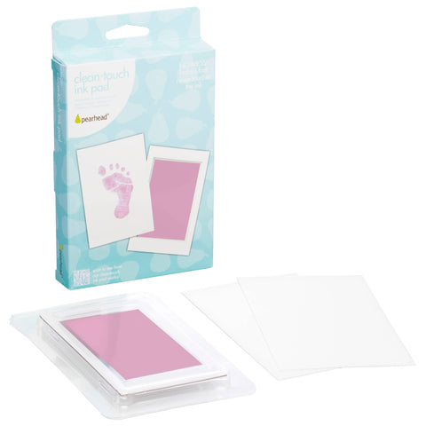 Pearhead - Baby Handprint or Footprint Clean-Touch Ink Pad Kit