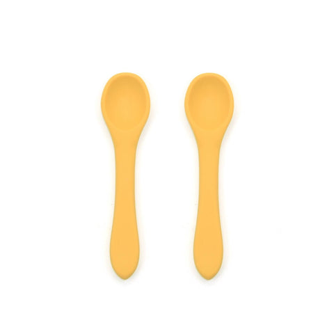 OB - 2pc Silicone Baby Spoons Mango