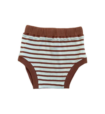 Tiny Trendsetter Inc. - Unisex Baby Diaper Cover - Terracotta Stripe