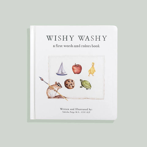 Paige Tate & Co. - Wishy Washy: A Board Book of First Words and Colors