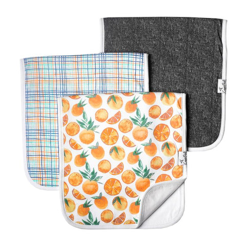 Citrus Burp Cloth Set (3-pack)