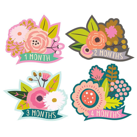 Little Blossom Monthly Baby Stickers