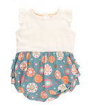Topsy Twirly & Natural Flutter Bubble Romper