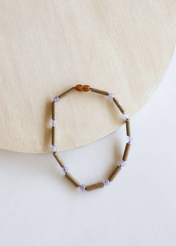 CanyonLeaf - Hazelwood + Amethyst || Necklace