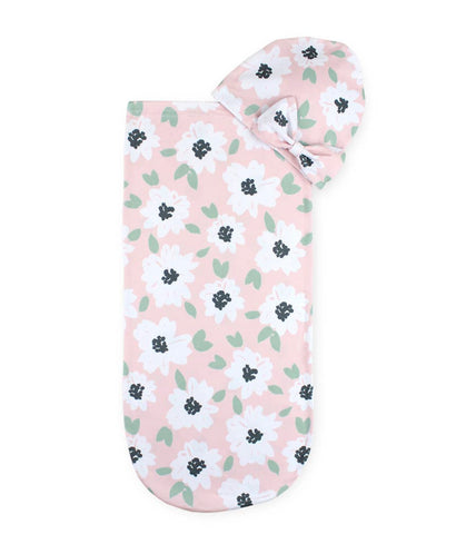 Cutie Cocoon Matching Cocoon & Hat Sets  - Playful Petals