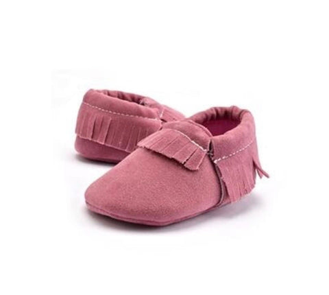 Suede Baby Moccasins