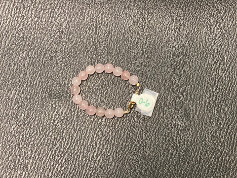 Pink large bead bracelet