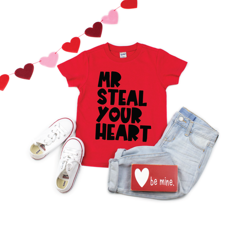 Mr Steal Your Heart Kids Tee
